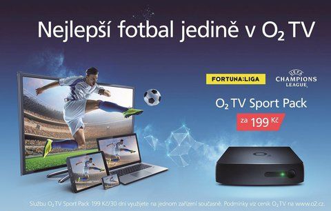 Nejlevnější vstupenka na zápasy Ligy mistrů?  Přece O2 TV Sport Pack!