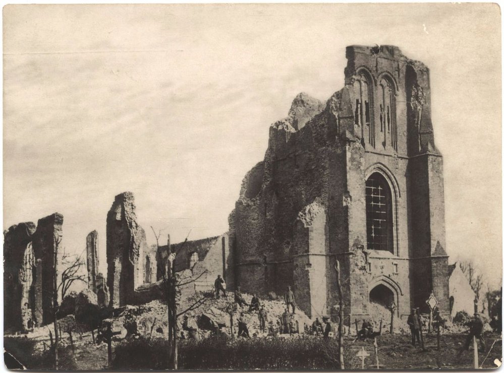 Ruiny neznámého kostela.