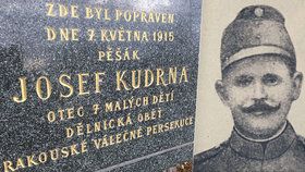 Josef Kudrna a jeho pomník