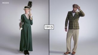 Úžasné video: Jak měnila styl dámská a pánská móda během 100 let?