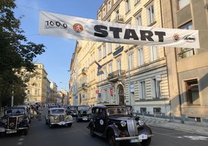 Start závodu 1000 mil československých, 2021