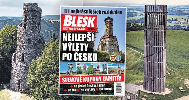 Nejlepší výlety po Česku: 111 nejkrásnějších rozhleden a k tomu spoustu slev v bedekru Blesku!