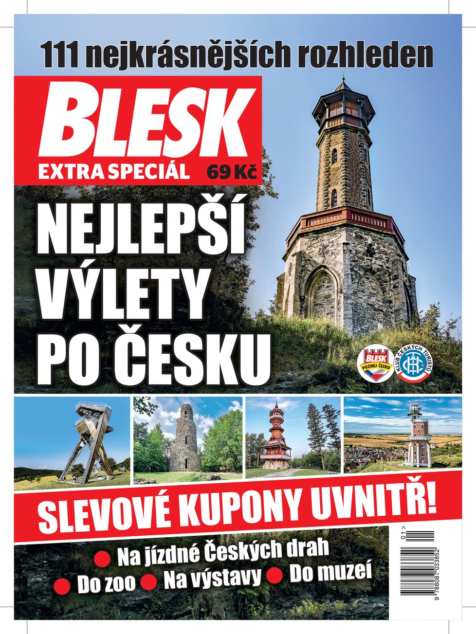 Bedekr Nejlepší výlety po Česku v prodeji od středy 3. června.