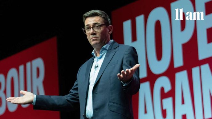 Britský premiér Andy Burnham Britský premiér Andy Burnham