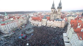 Protibabišovská demonstrace v Praze. (17.11.2018)