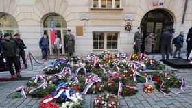 Pietní akce u Hlávkovy koleje v Praze