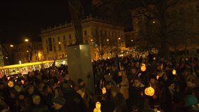 "Těm, co se postavili komunistickému režimu, za hodně vděčíme,"řekl jeden z hlavních organizátorů akce Stanislav Čaban z JAMU.