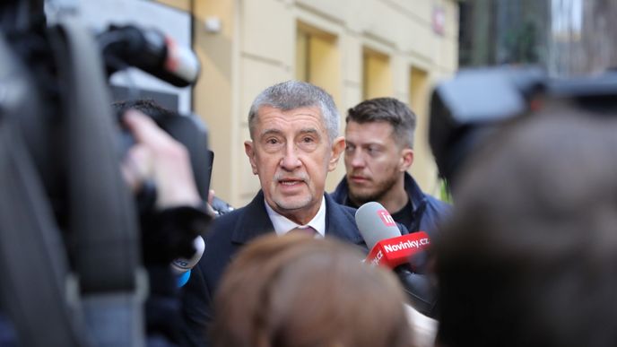 17. listopad 2022 na Národní třídě: Předseda ANO Andrej Babiš (ANO)