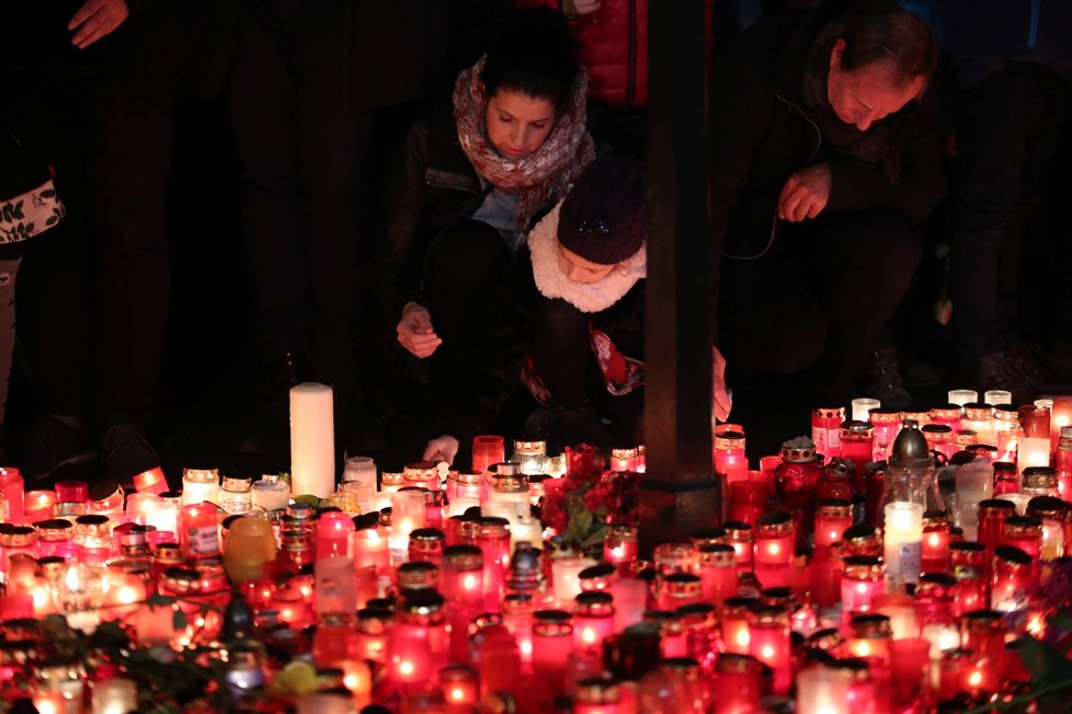 Národní třída během 30. výročí sametové revoluce 17. 11. 2019