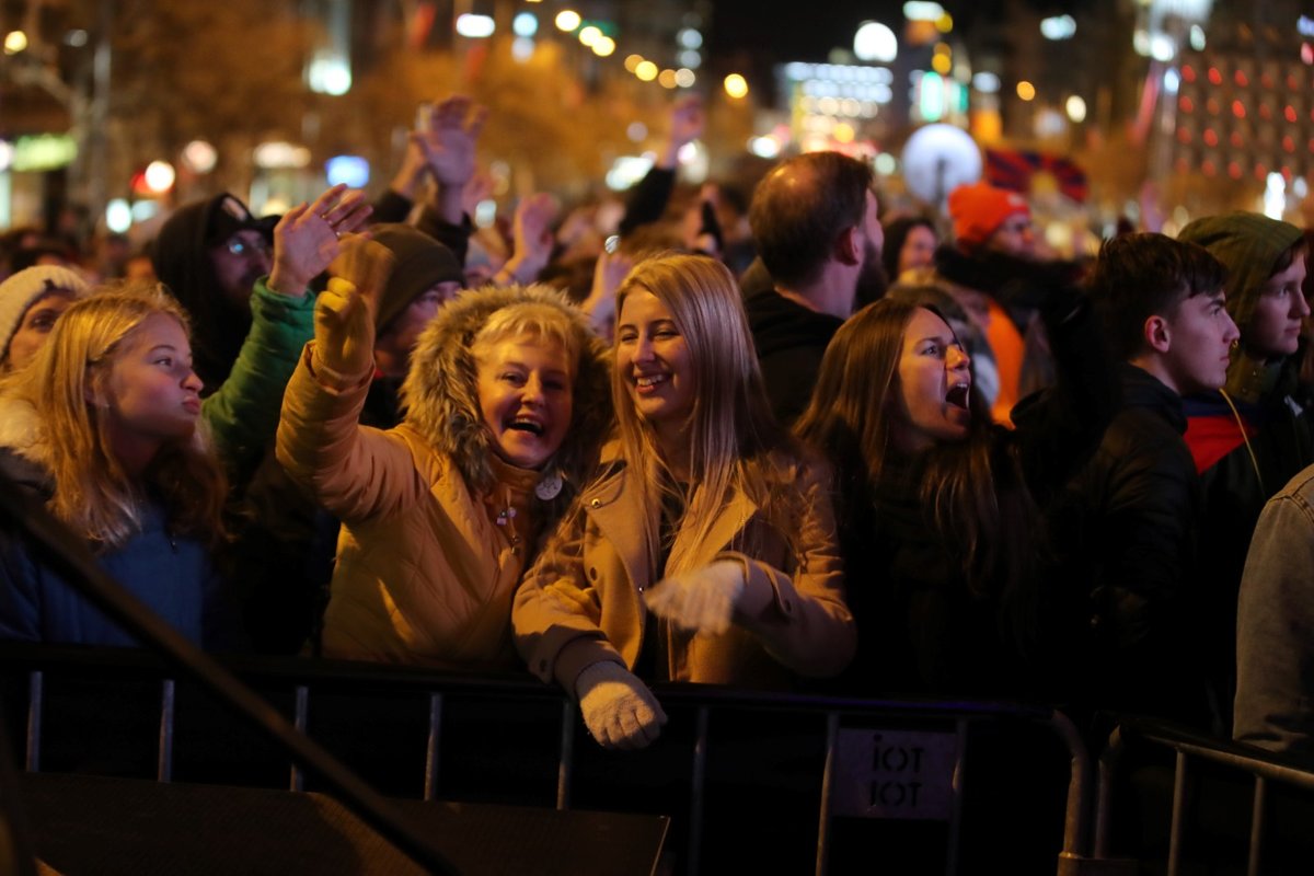 Koncert pro budoucnost na Václavském náměstí v Praze. (17.11.2018)