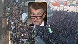 Velký protest proti Babišovi: „Demisi!“ bouřily tisíce lidí v centru Prahy
