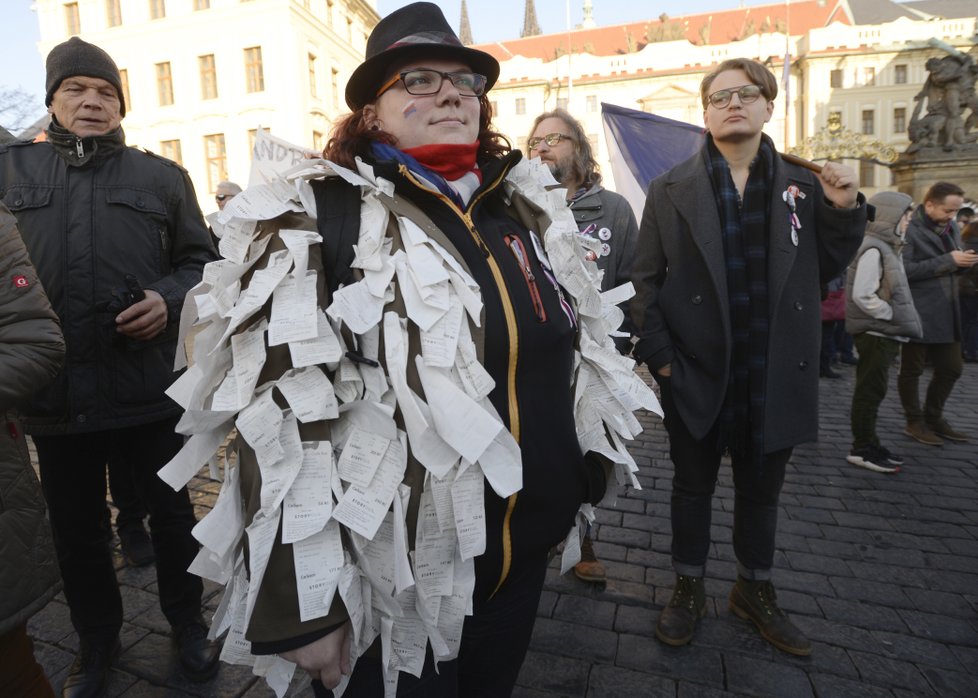 Protibabišovská demonstrace v Praze (17.11.2018)