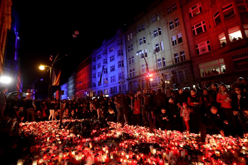 Národní třída během 30. výročí sametové revoluce 17. 11. 2019