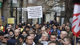 17. listopad 2015 na Václaváku: Demonstrace Dělnické strany