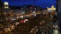 Václavské náměstí během 30. výročí sametové revoluce 17. 11. 2019 Václavské náměstí během 30. výročí sametové revoluce 17. 11. 2019