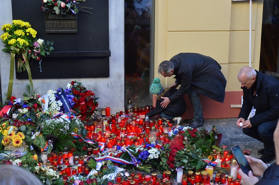 Ivan Trojan se zúčastnil akce na připomenutí 17. listopadu. (17. 11. 2018)