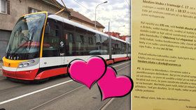 Láska z tramvaje č. 17: „Ta blondýnka“ v červené sukni hledá dredaře ve fraku. Bude happy end?