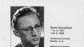 Student právnické fakulty Boris Kovaříček