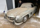 Tento Mercedes posledních 40 let chátral v garáži. I tak má cenu přes 27 milionů
