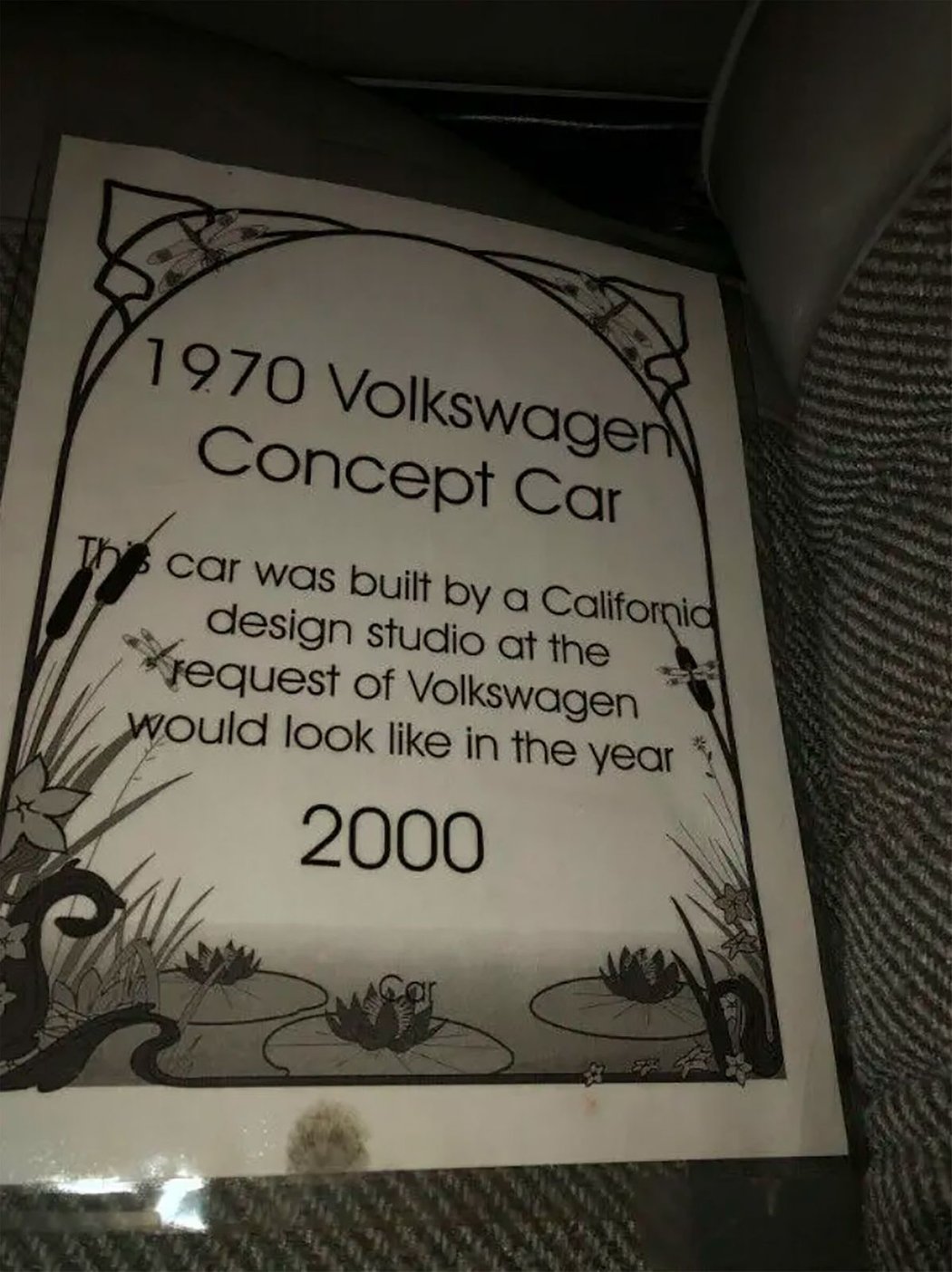 1970 Volkswagen Concept