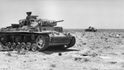 Zničený Panzer II. v Africe