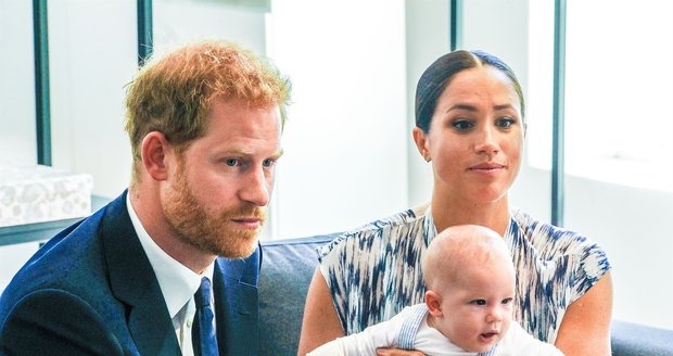 Princ Harry, manželka Meghan a syn Archie