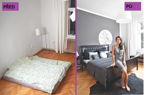 Proměna ložnice: Místo spaní na zemi pohodlná postel, navíc nápadité úložné prostory