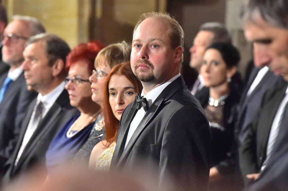 Předávání vyznamenání na Hradě: Jeroným Tejc (28. 10. 2016)