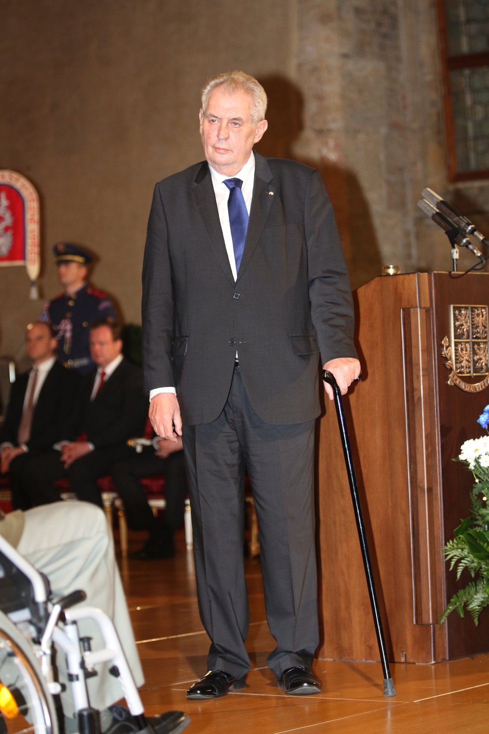 Předávání státních vyznamenání: Miloš Zeman (28.10.2016)