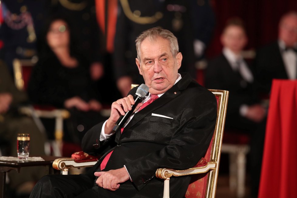 Státní vyznamenání 28. října 2019: Miloš Zeman