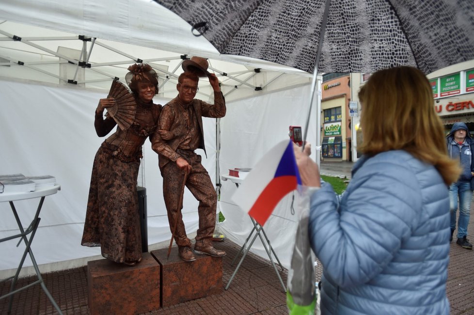 Ve Zlíně oslavovali 100. narozeniny republiky.