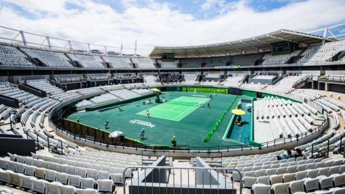 Tenisový stadio pro olympiádu v Riu Tenisový stadio pro olympiádu v Riu