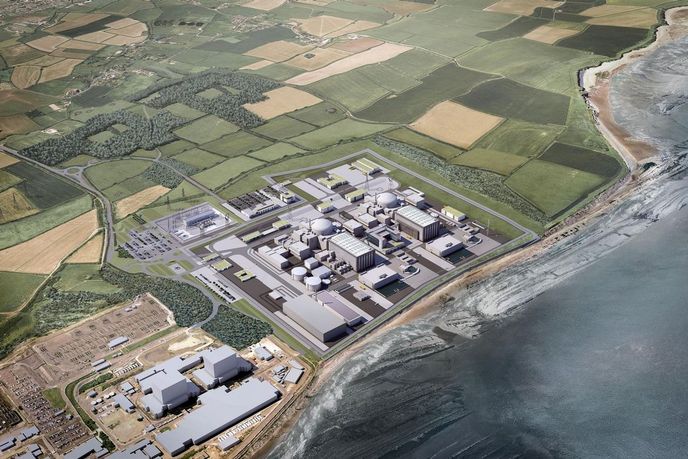 Vizualizace elektrárny Hinkley Point C Vizualizace elektrárny Hinkley Point C