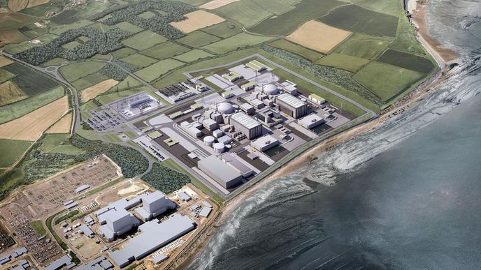 Vizualizace elektrárny Hinkley Point C Vizualizace elektrárny Hinkley Point C