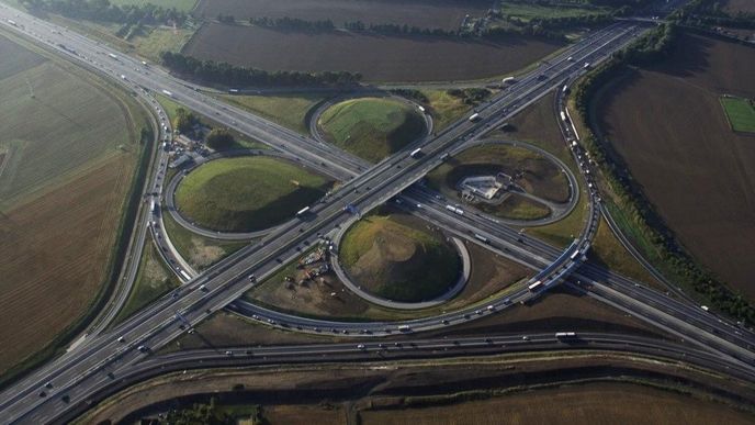 Křižovatka německých dálnic A1 a A2 Křižovatka německých dálnic A1 a A2