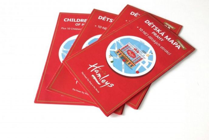 Mapa Prahy pro děti od značky Hamleys a agentury Guideluine Mapa Prahy pro děti od značky Hamleys a agentury Guideluine