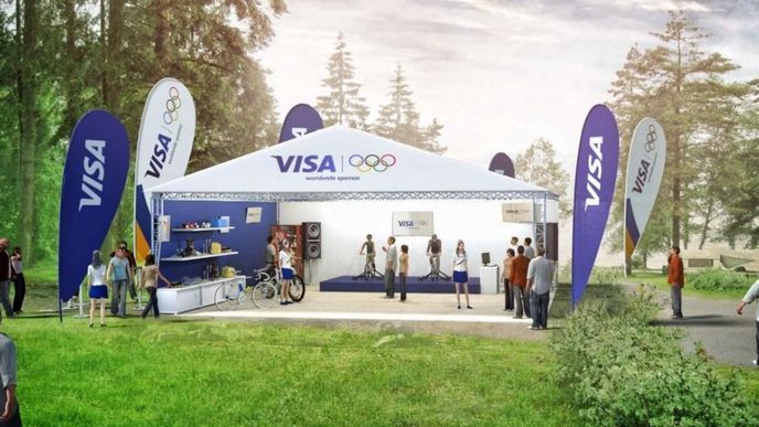 Aktivace Visy od Geometry Global pro Olympijský park Lipno Aktivace Visy od Geometry Global pro Olympijský park Lipno