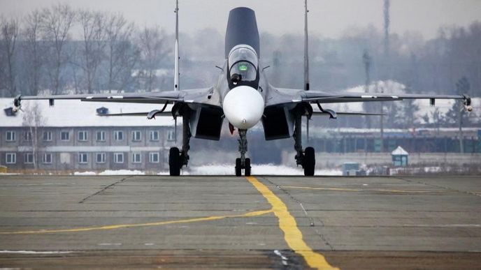 Ruská stíhačka Suchoj Su-30 Ruská stíhačka Suchoj Su-30