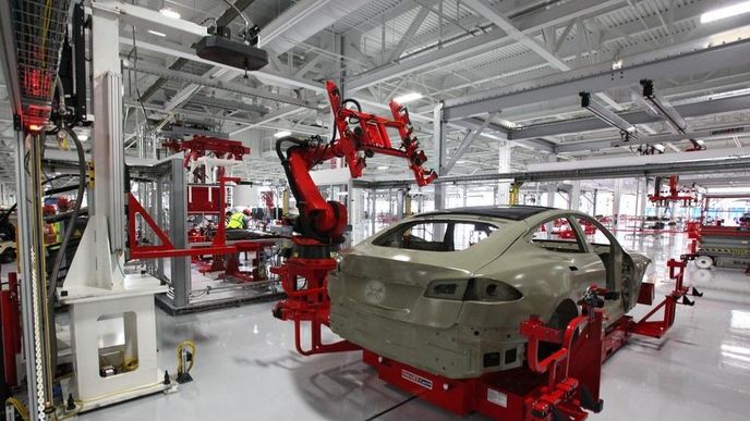 Továrna automobilky Tesla Továrna automobilky Tesla