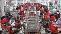 Továrna Tesla Motors v kalifornském Fremontu Továrna Tesla Motors v kalifornském Fremontu