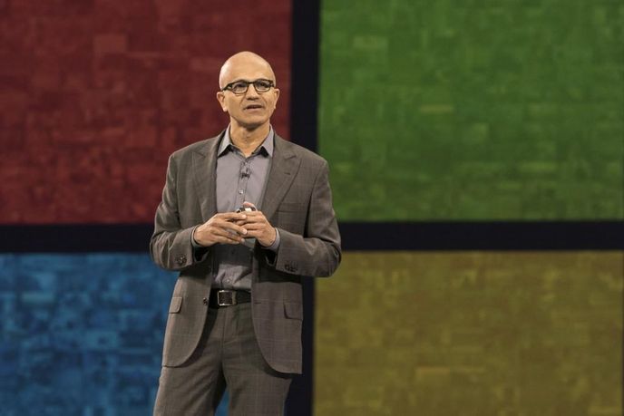 Satya Nadella, šéf Microsoftu. Satya Nadella, šéf Microsoftu.
