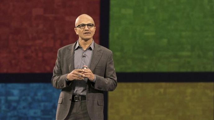 Satya Nadella, šéf Microsoftu. Satya Nadella, šéf Microsoftu.