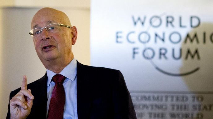 Zakladatel WEF Klaus Schwab. Zakladatel WEF Klaus Schwab.