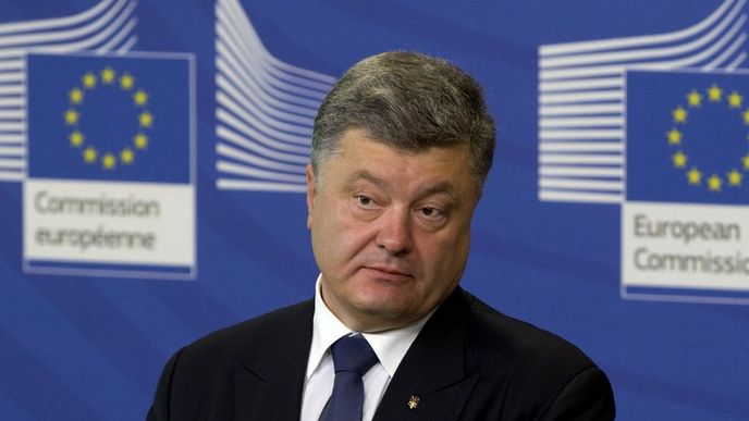 Ukrajinský prezident Petro Porošenko Ukrajinský prezident Petro Porošenko