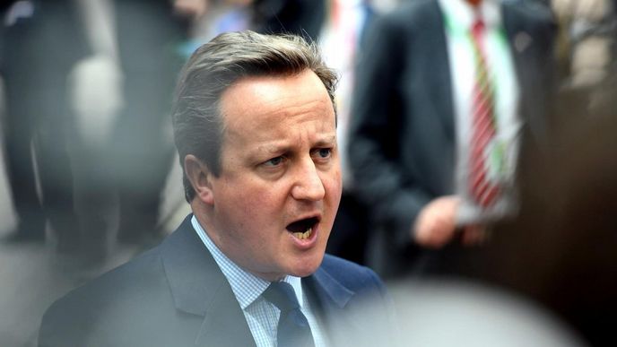 Britský premiér David Cameron v Bruselu Britský premiér David Cameron v Bruselu