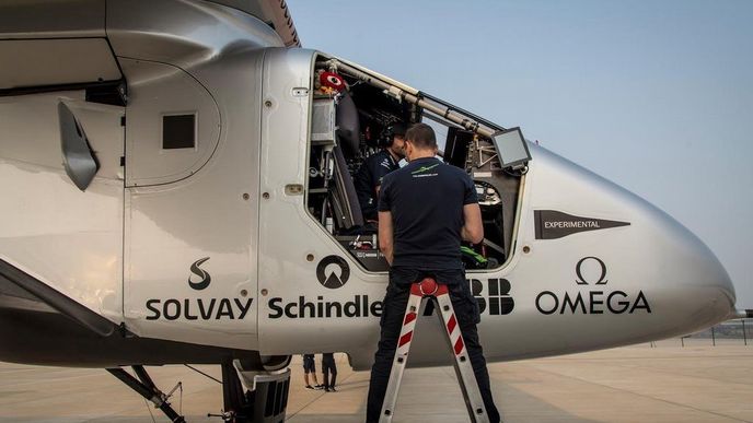 Solar Impulse 2 v čínském Nankingu Solar Impulse 2 v čínském Nankingu