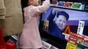 Severokorejský diktátor Kim Čong-un v japonské televizi Severokorejský diktátor Kim Čong-un v japonské televizi