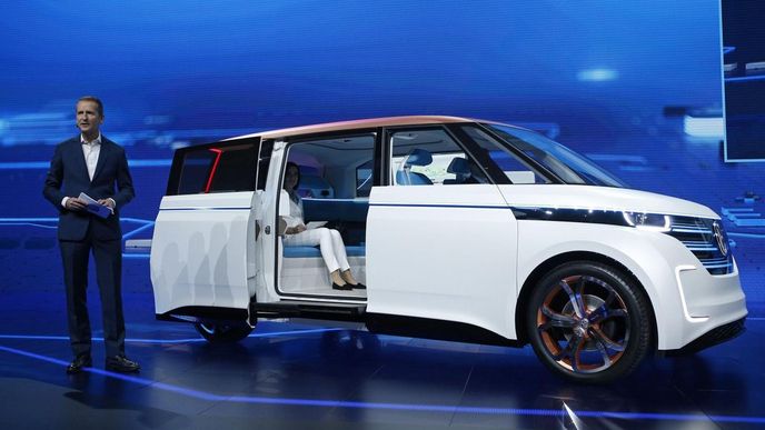 Nový mikrobus Volkswagenu BUDD-e Nový mikrobus Volkswagenu BUDD-e