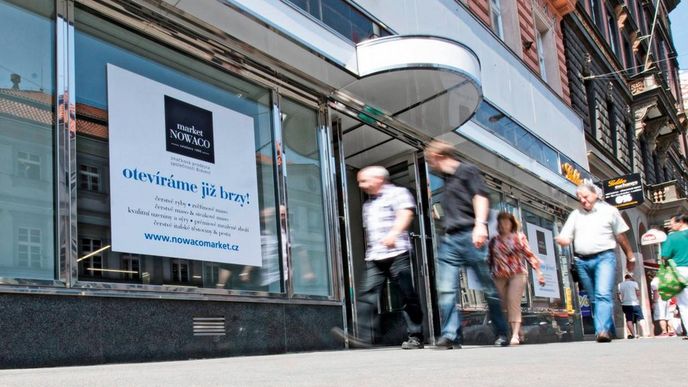 Připravovaná prodejna Nowaco Připravovaná prodejna Nowaco