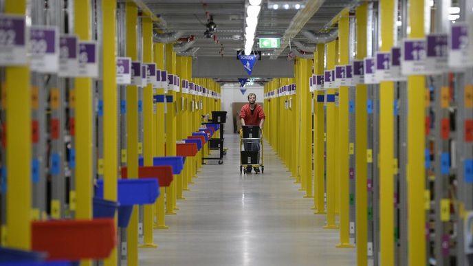 Distribuční centrum Amazonu ve středočeské Dobrovízi Distribuční centrum Amazonu ve středočeské Dobrovízi